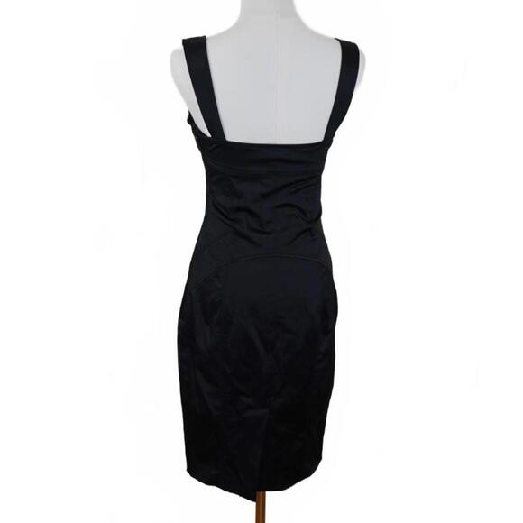 Vintage Marciano Black Bustier Corset Dress Sz 4 - Picture 2 of 7